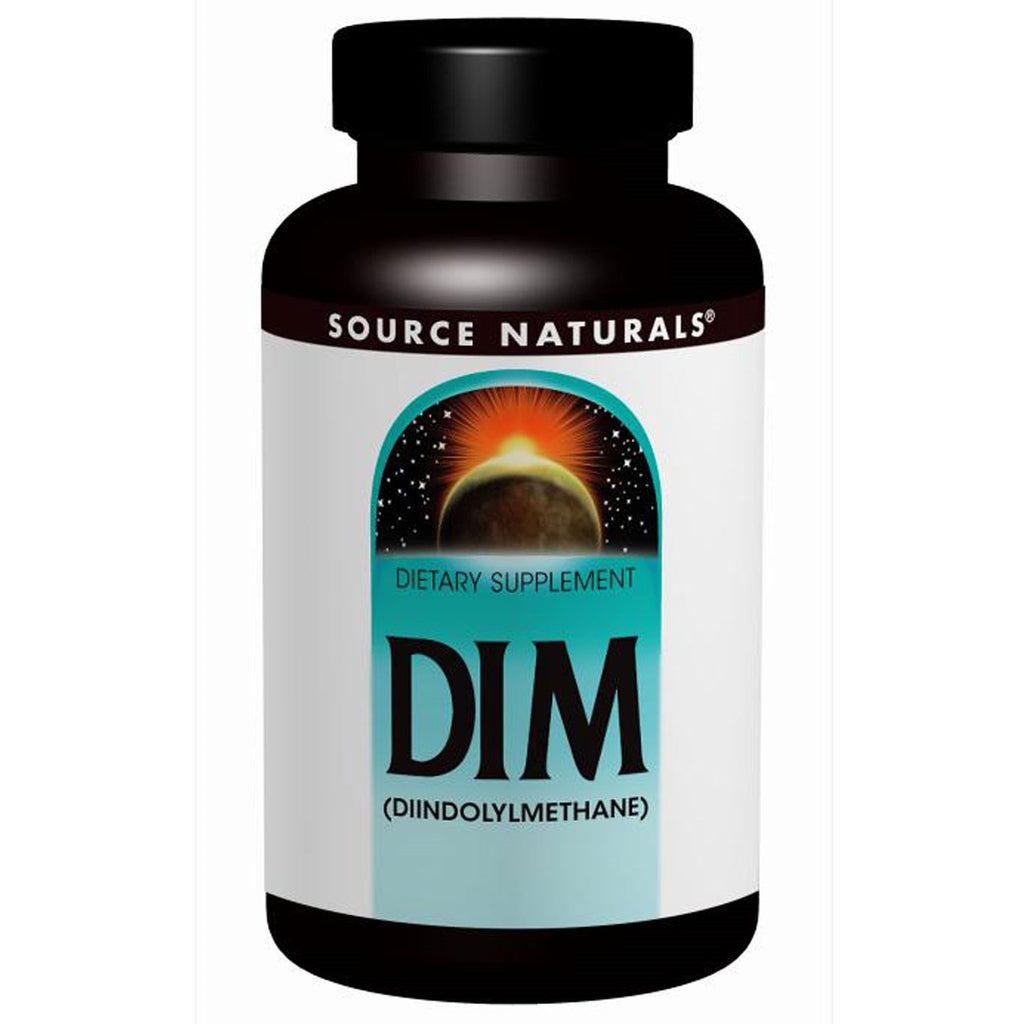 Source Naturals, DIM, (Diindolylmetan), 100 mg, 60 tabletek
