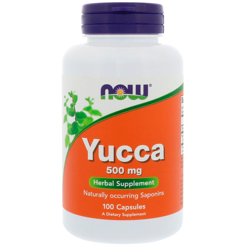 Now Foods, Yucca, 500 mg, 100 gélules
