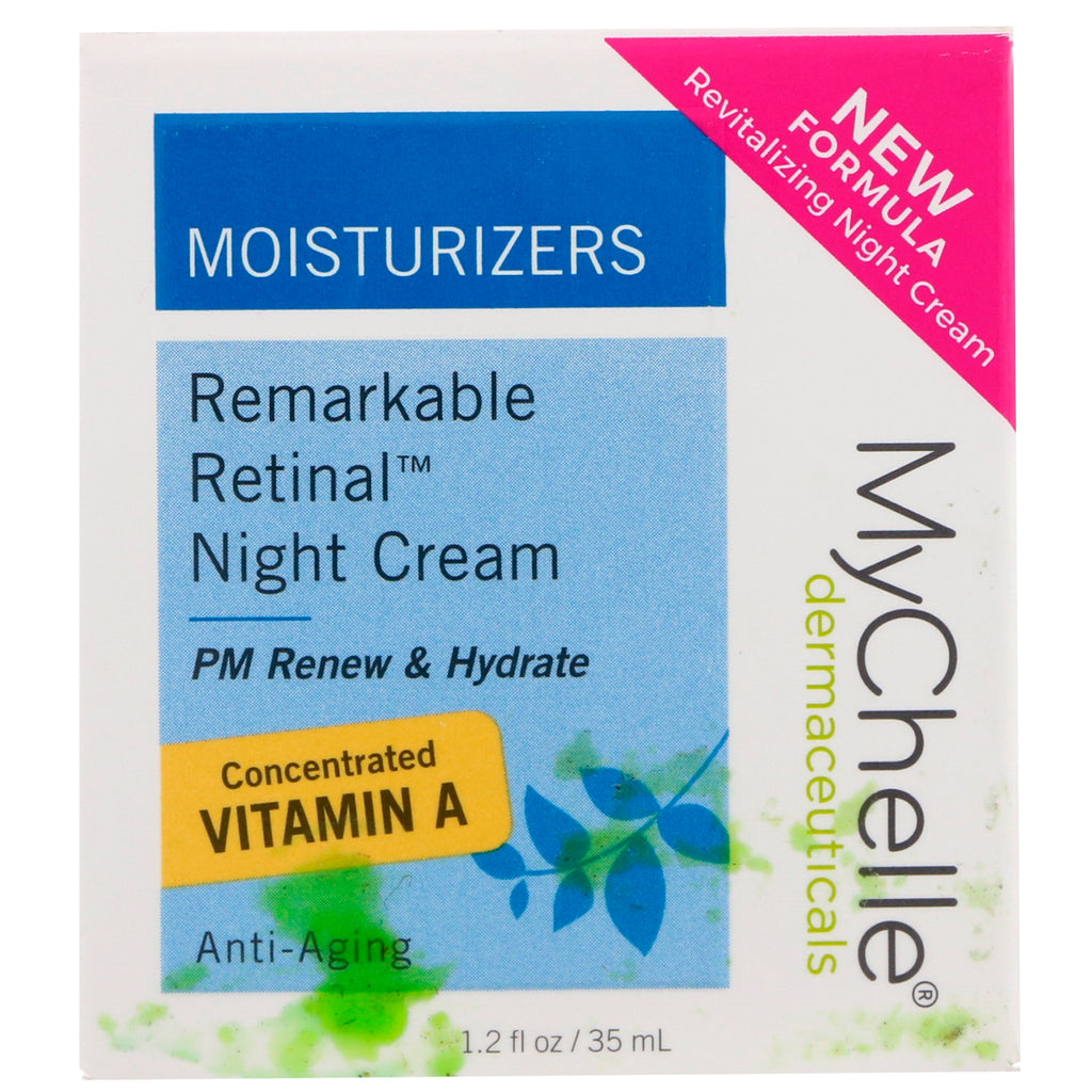 MyChelle Dermaceuticals, Remarkable Retinal Night Cream, Anti-Aging, 1.2 fl oz (35 ml)