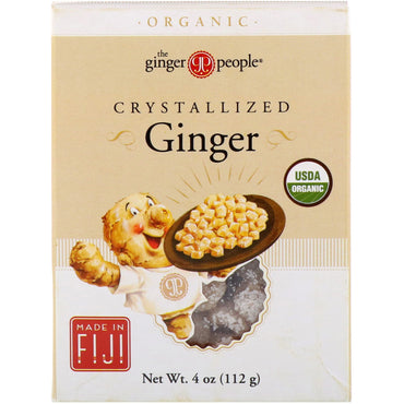 The Ginger People, gekristalliseerde gember, 4 oz (112 g)
