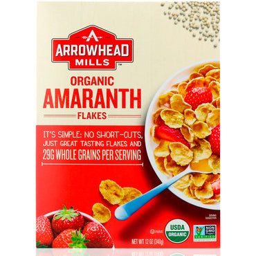 Arrowhead Mills, Amaranth-Flocken, 12 oz (340 g)
