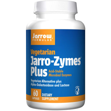 Jarrow Formulas, Jarro-Zymes Plus, végétarien, 60 gélules végétariennes