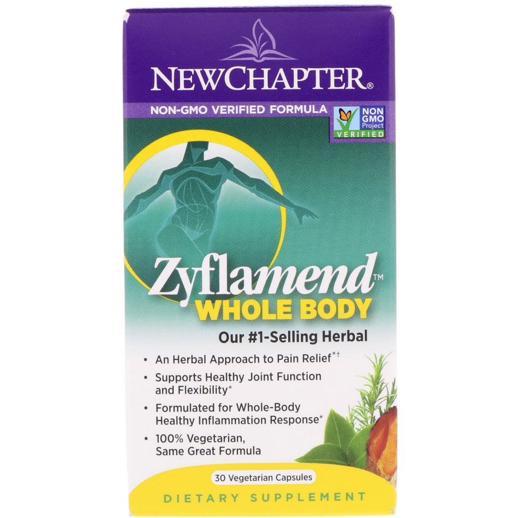 New Chapter, Zyflamend, Whole Body, 30 Vegetarian Capsules