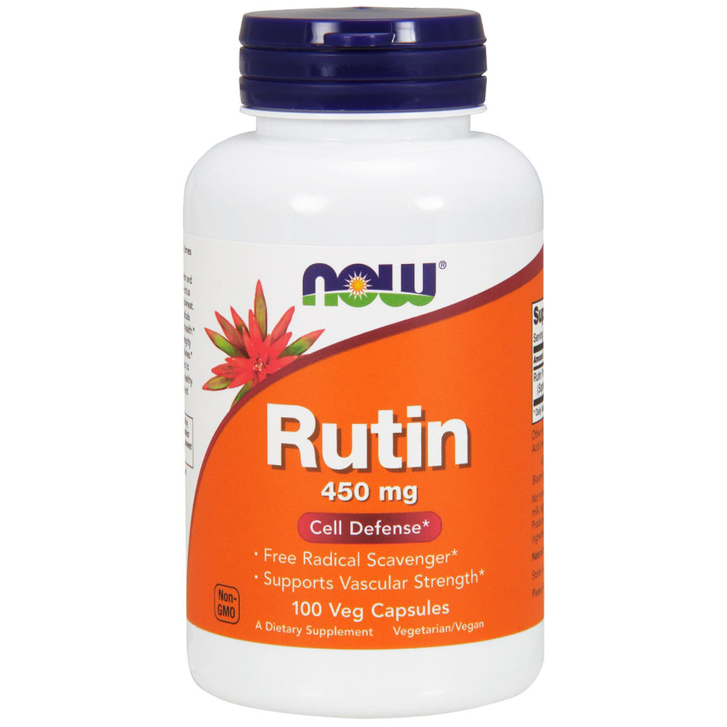 Now Foods, Rutin, 450 mg, 100 Veggie Caps