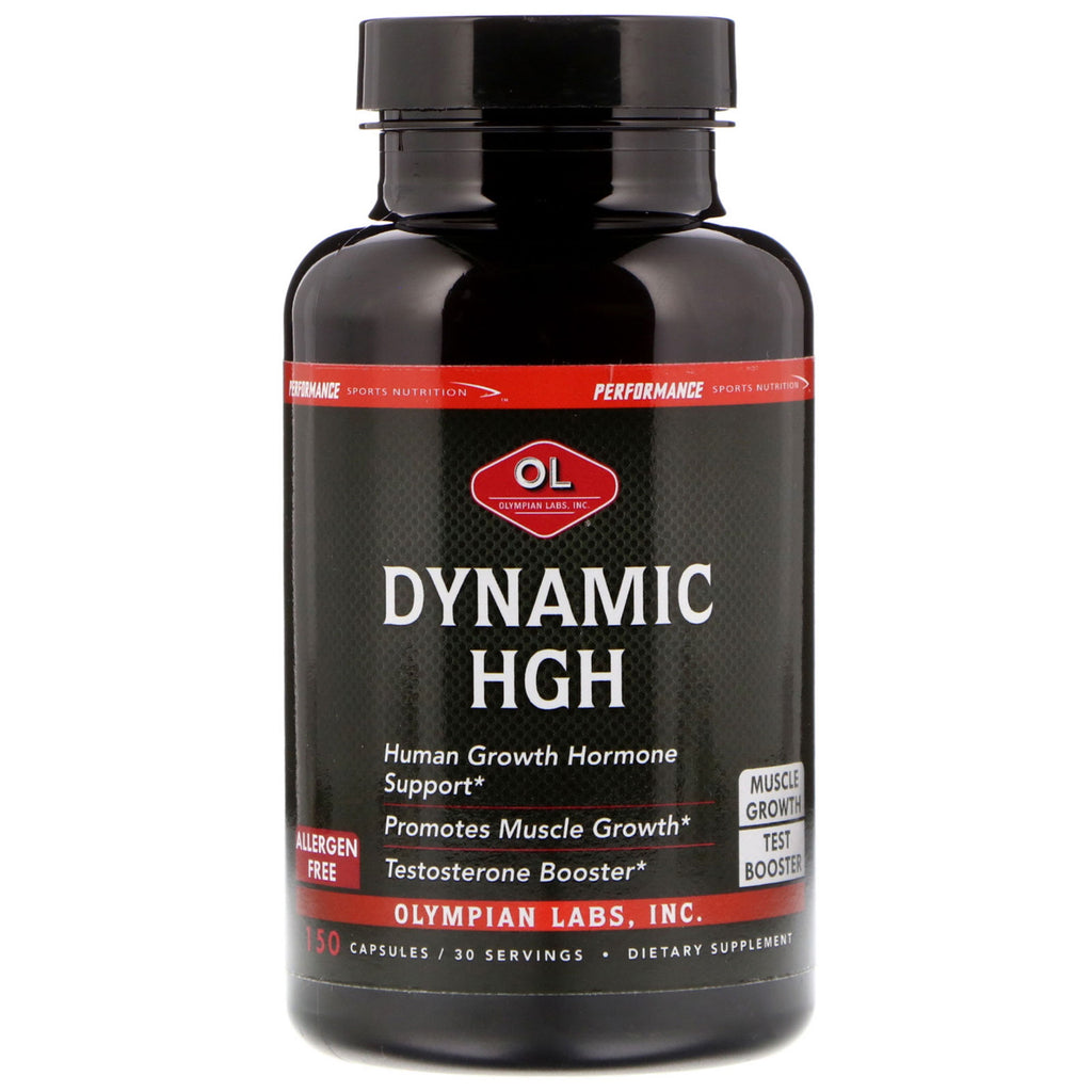 Olympian Labs Inc., dynamisches HGH, 150 Kapseln