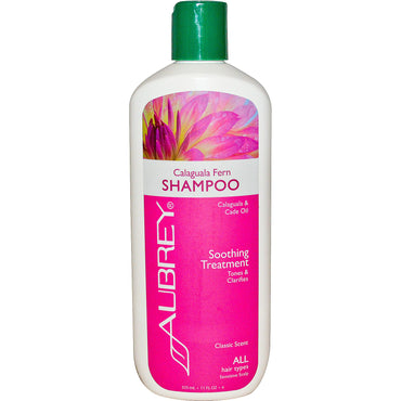 Aubrey s, Calaguala Fern Shampoo, beroligende behandling, alle hårtyper, 11 fl oz (325 ml)
