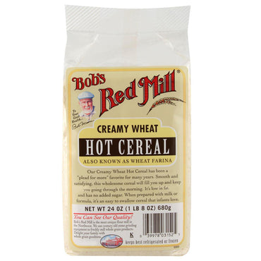Bob's Red Mill, Crememy Wheat Hot Cereal, 24 oz (680 g)