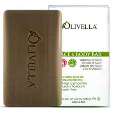 Olivella, barra para rostro y cuerpo, 3,52 oz (100 g)