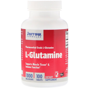Jarrow Formulas, L-Glutamine, 1000 mg, 100 tabletten