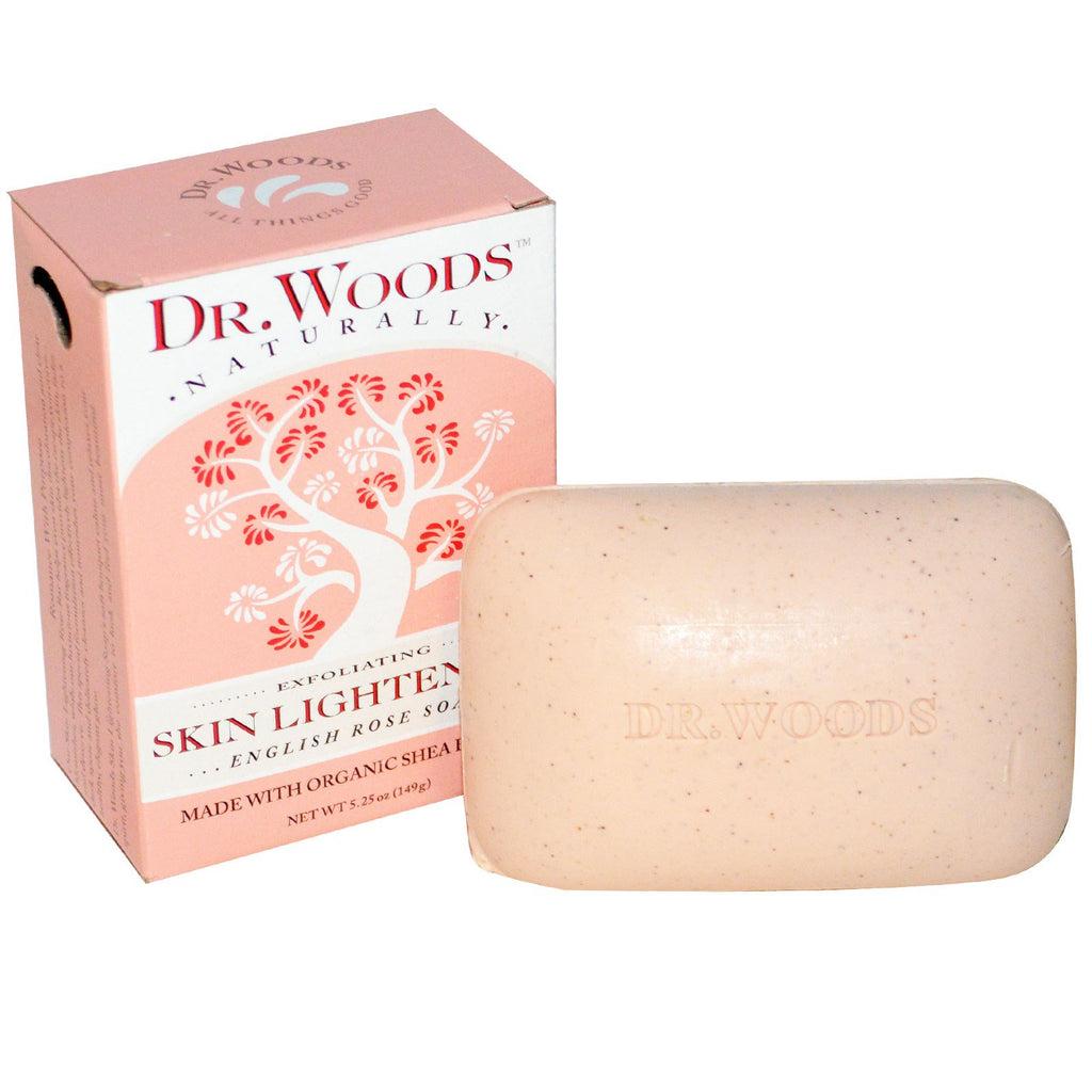 Dr. Woods, English Rose Soap, Skin Lightening, 5,25 oz (149 g)