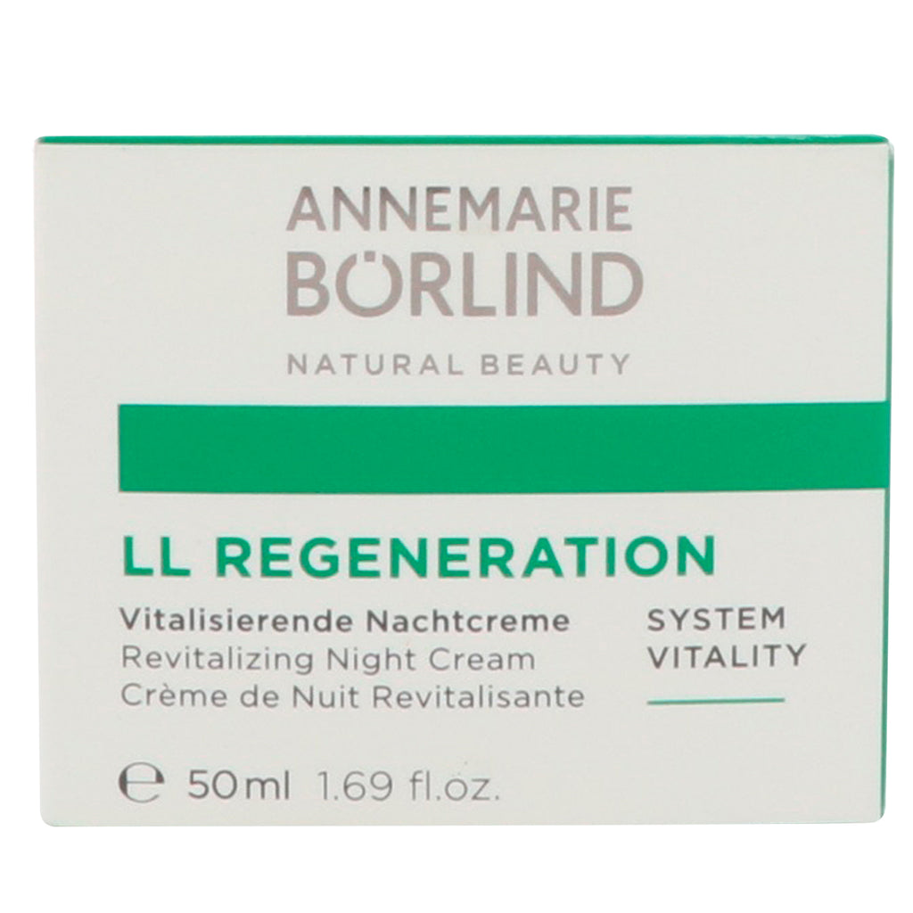 AnneMarie Borlind, LL Regeneración, Crema de noche revitalizante, 1,69 fl oz (50 ml)