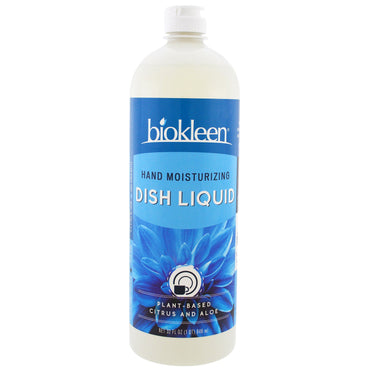 Bio Kleen, Liquide vaisselle, Hydratant pour les mains, 32 fl oz (946 ml)