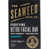 Seaweed Bath Co., Purifying Detox Facial Bar, Unscented, 3.75 oz (106 g)