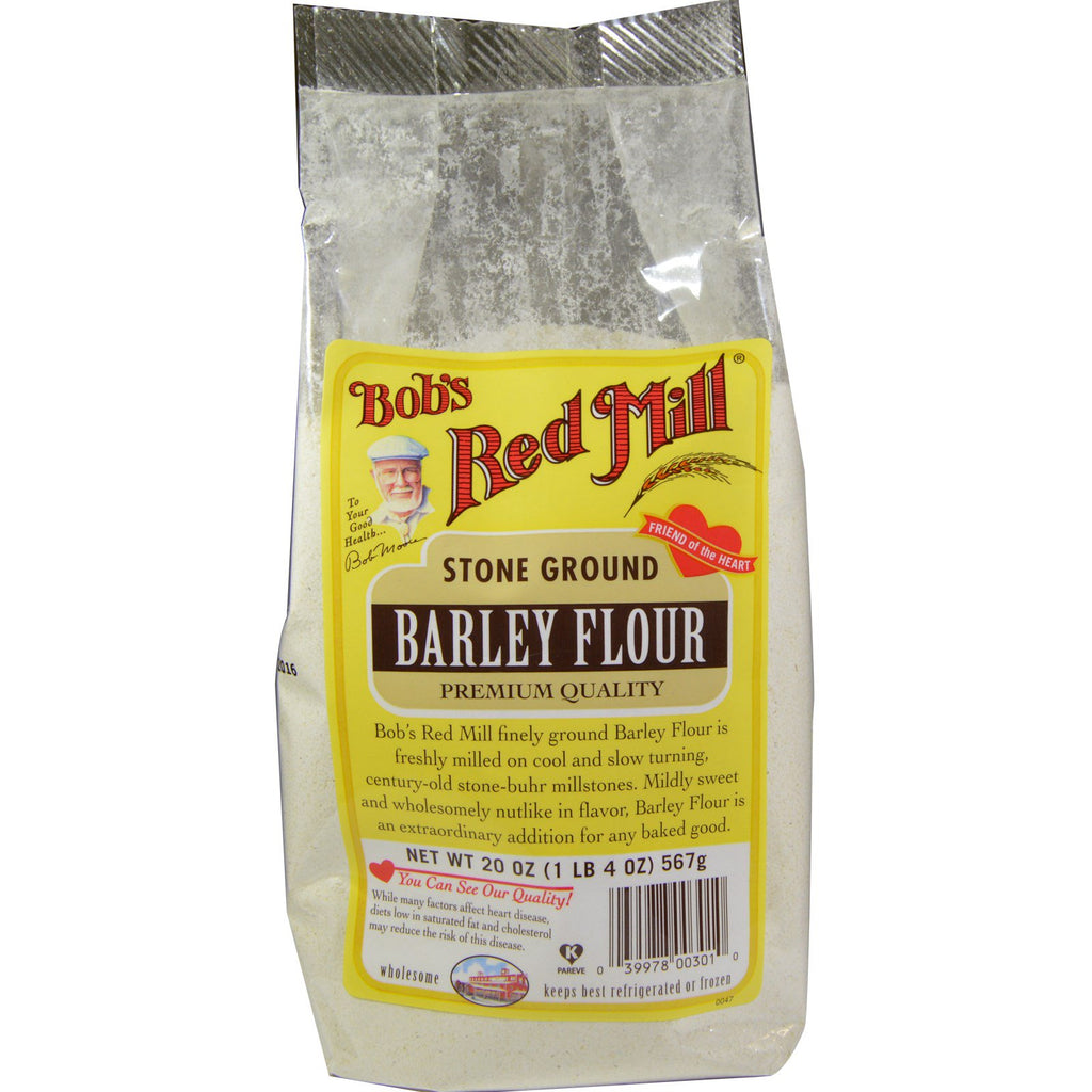 Bob's Red Mill, Stone Ground, Barley Flour, 20 oz (567 g)