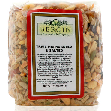 Bergin Fruit and Nut Company, مزيج تريل محمص ومملح، 16 أونصة (454 جم)