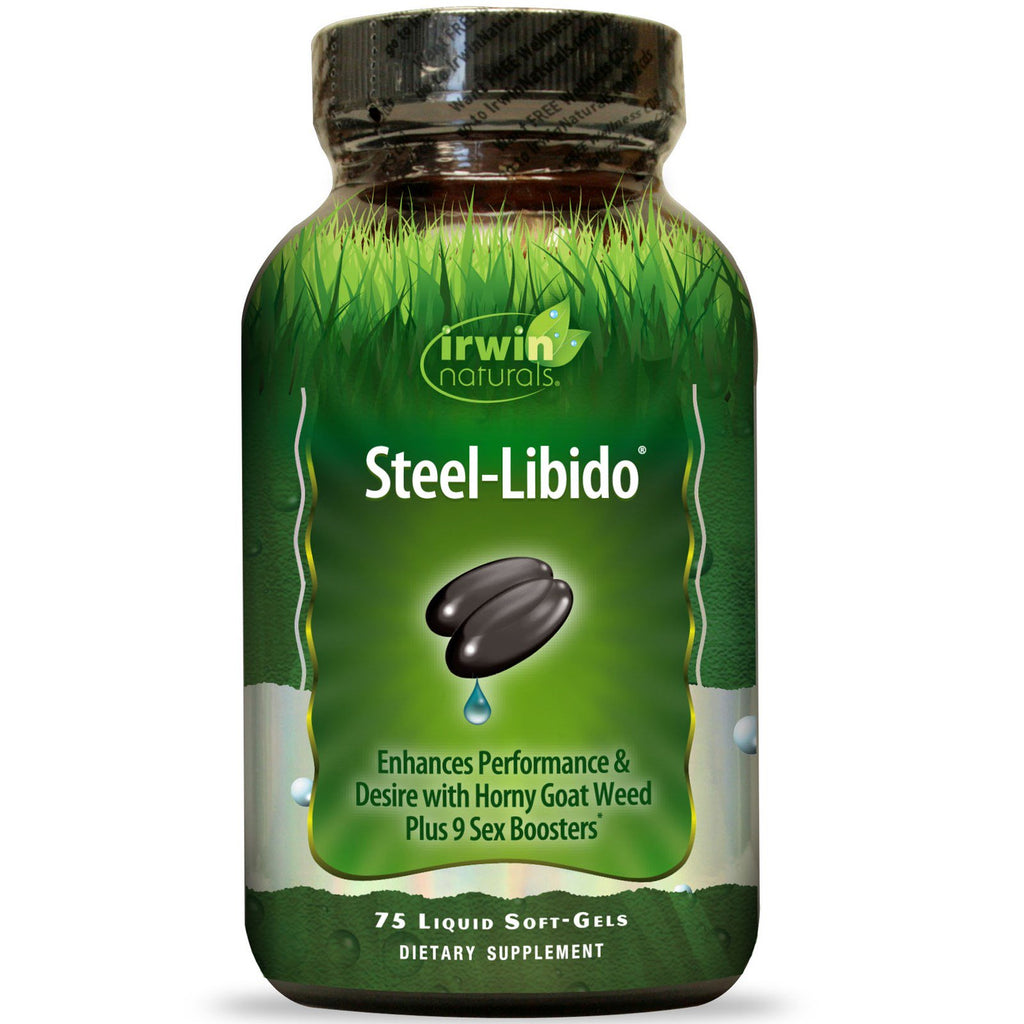 Irwin Naturals, Steel Libido, 75 gélules liquides