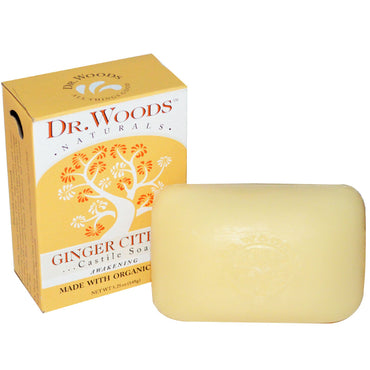 Dr. Woods, Castile Soap, Ginger Citrus, 5.25 oz (149 g)
