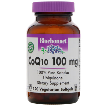 Bluebonnet Nutrition, CoQ10, 100mg, 식물성 소프트젤 120정