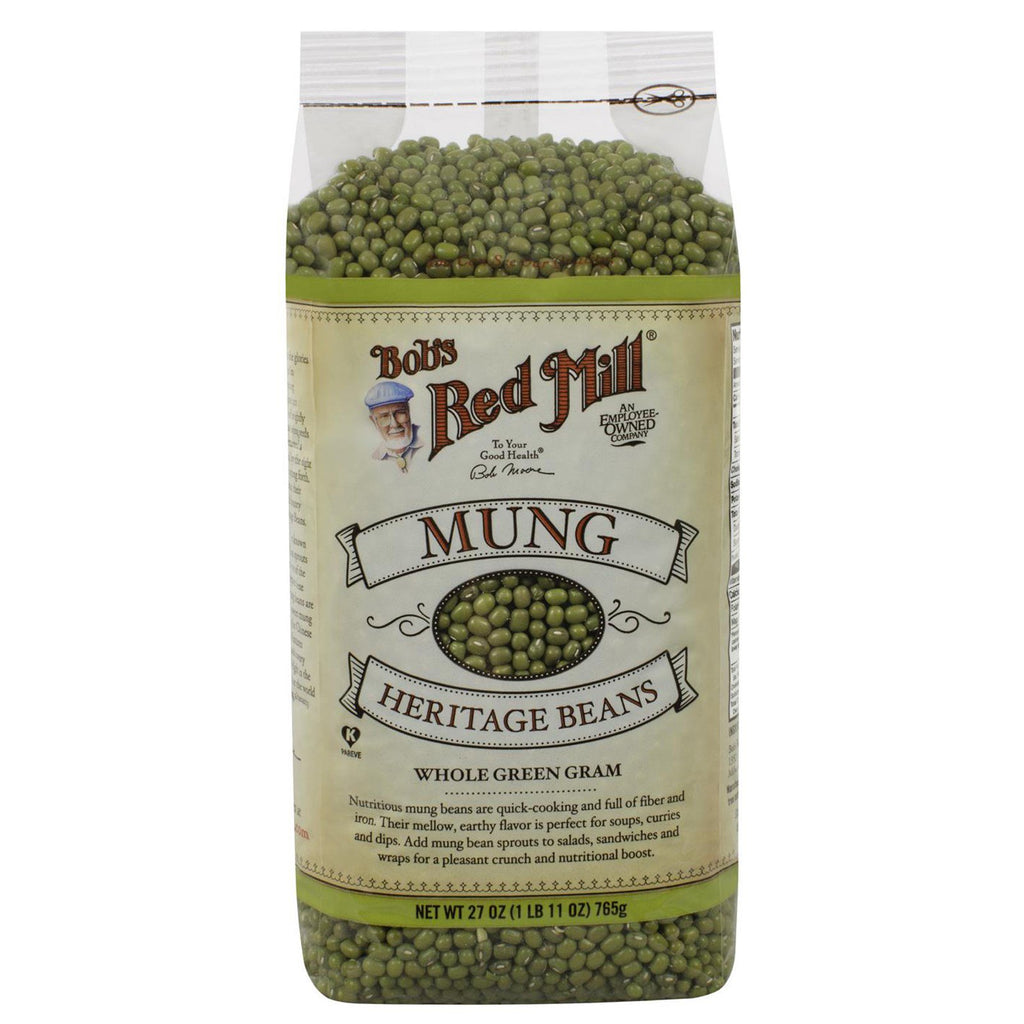Bob's Red Mill, Mung, Heritage Beans, 27 once (765 g)