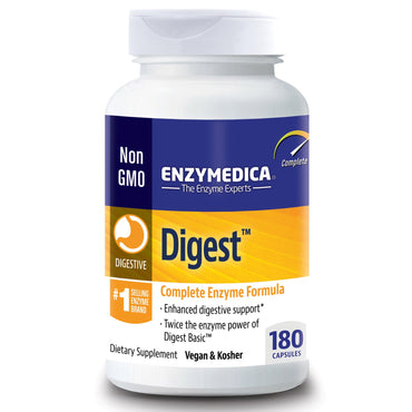 Enzymedica, دايجست، تركيبة إنزيمية كاملة، 180 كبسولة