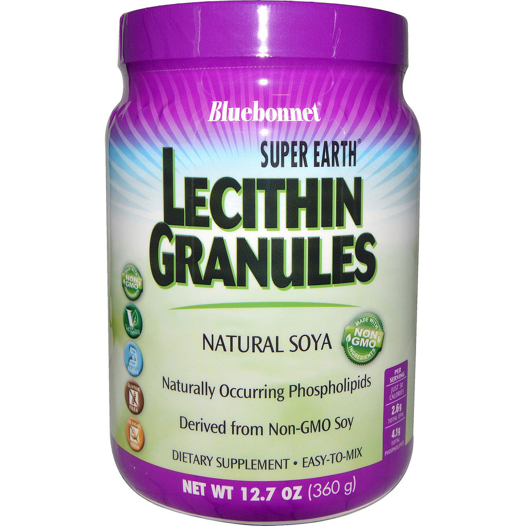 Bluebonnet Nutrition, Super Earth, Lecithin Granules, 12.7 oz (360 g)