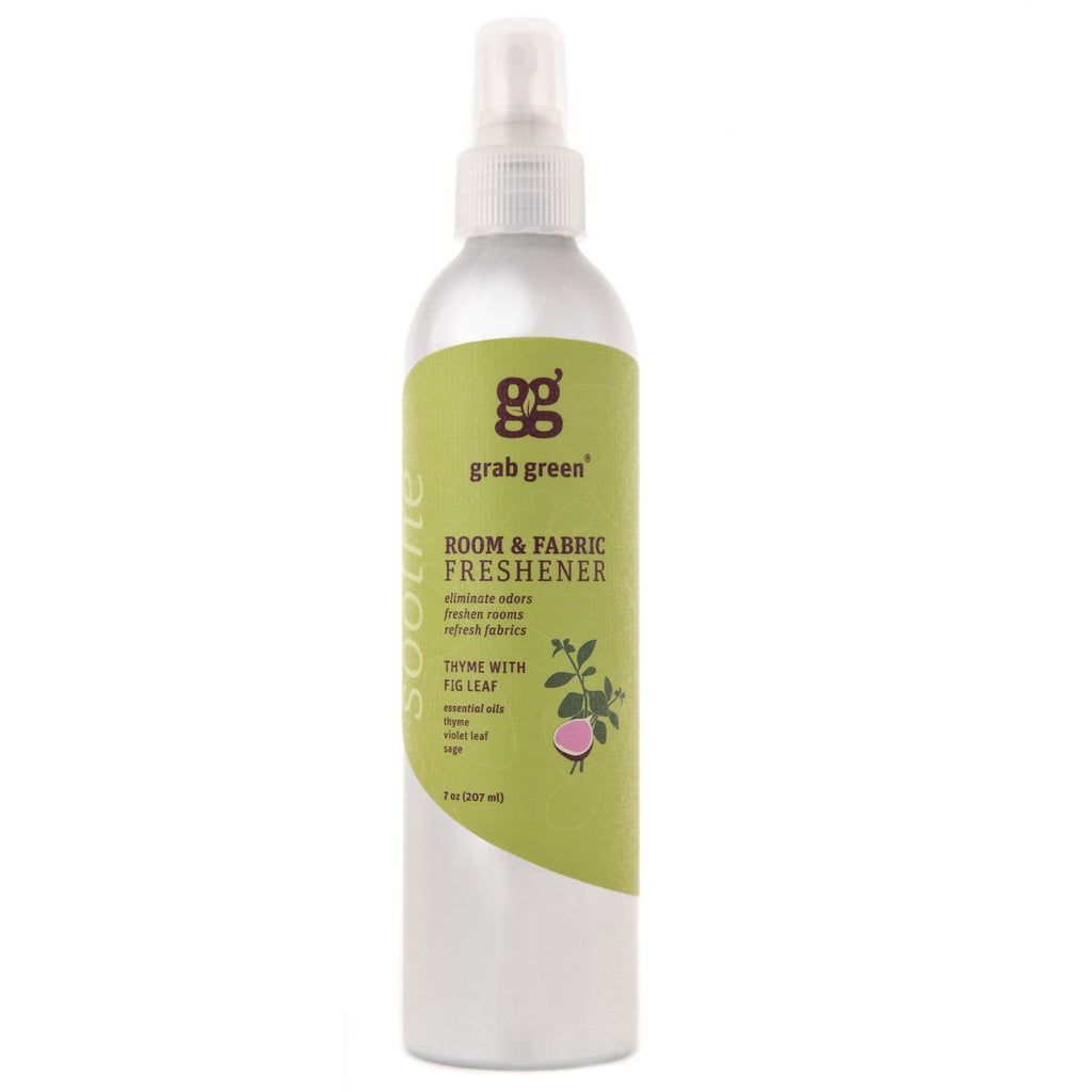 GrabGreen, Room & Fabric Freshener, Thyme with Fig Leaf, 7 oz (207 ml)