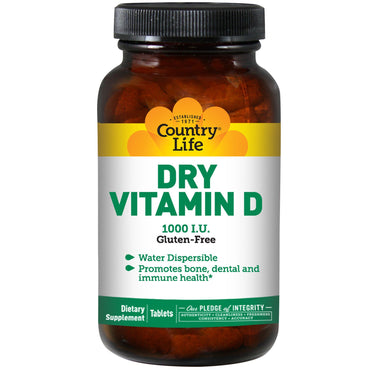 Landliv, tørt vitamin d, 1000 iu, 100 tabletter
