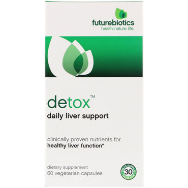 FutureBiotics, Detox, Daily Liver Support, 60 Vegetarian Capsules