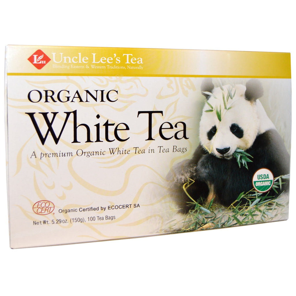 Uncle Lee's Tea,  White Tea, 100 Tea Bags, 5.29 oz (150 g)