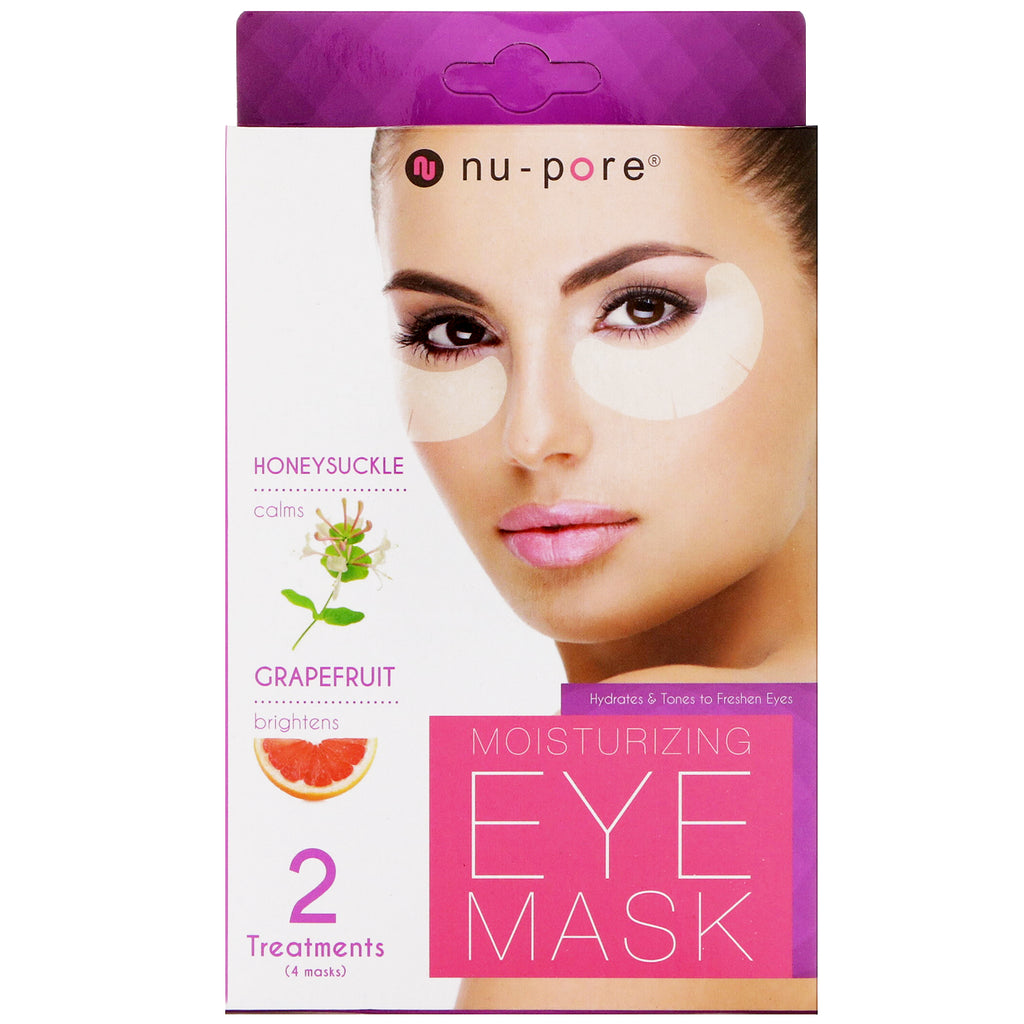 Nu-Pore, Moisturizing Eye Mask, 4 Masks