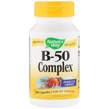 Nature's Way, B-50-complex, 100 capsules
