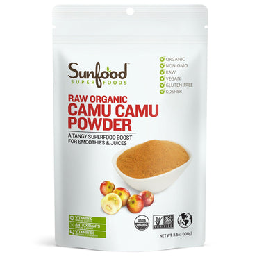 Sunfood, rohes Camu-Camu-Pulver, 3,5 oz (100 g)