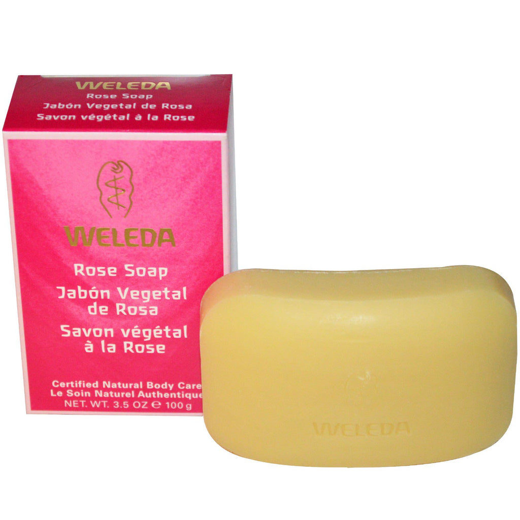 Weleda, Rose Soap, 3.5 oz (100 g)