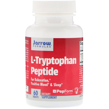 Jarrow Formulas, L-Tryptophan Peptide, 60 Tablets