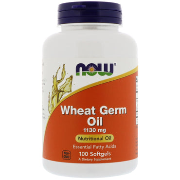 Now Foods, Wheat Germ Oil, 1130 mg, 100 Softgels