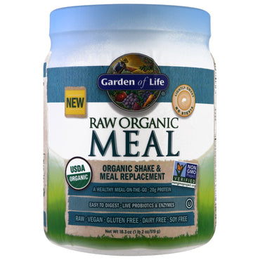 Garden of Life, RAW  Meal,  Shake & Meal Replacement, Lightly Sweet, 16 oz (454 g)