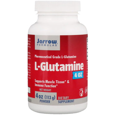 Jarrow Formulas, L-glutamine, poeder, 4 oz (113 g)
