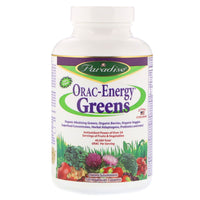 Paradise Herbs, ORAC-Energy Greens, 120 cápsulas vegetarianas