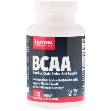 Jarrow Formulas, BCAA, Branched Chain Amino Acid Complex, 120 Veggie Caps