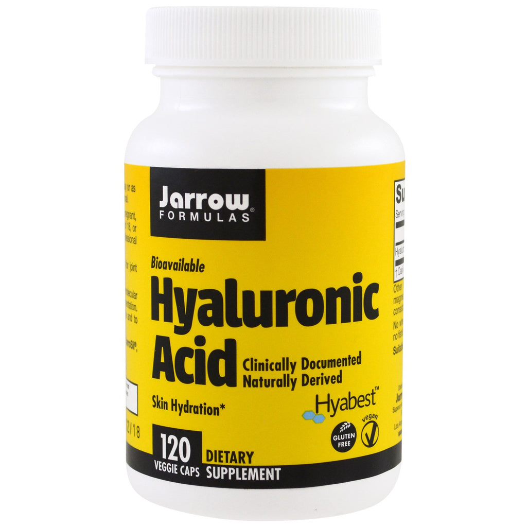 Jarrow Formulas, Hyaluronsyre, 50 mg, 120 Veggie Caps