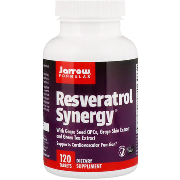 Jarrow Formulas, Resveratrol Synergy, 120 Tablets