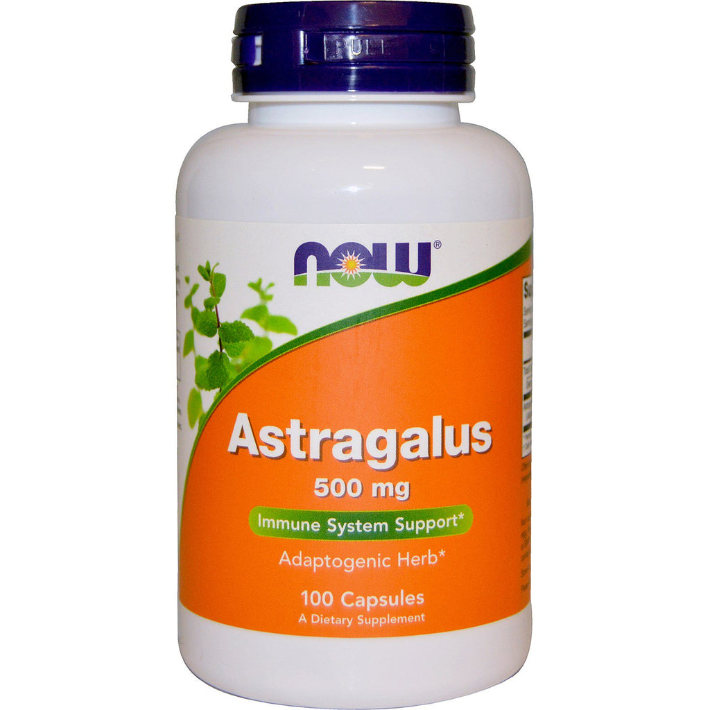 Now Foods, Astragalus, 500 mg, 100 Kapseln