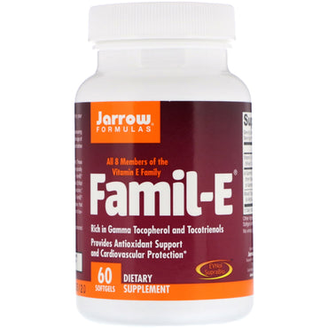 Jarrow Formulas, Famil-E, 60 gélules