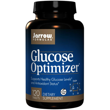 Jarrow formulas, optimizador de glucosa, 120 comprimidos de fácil solución