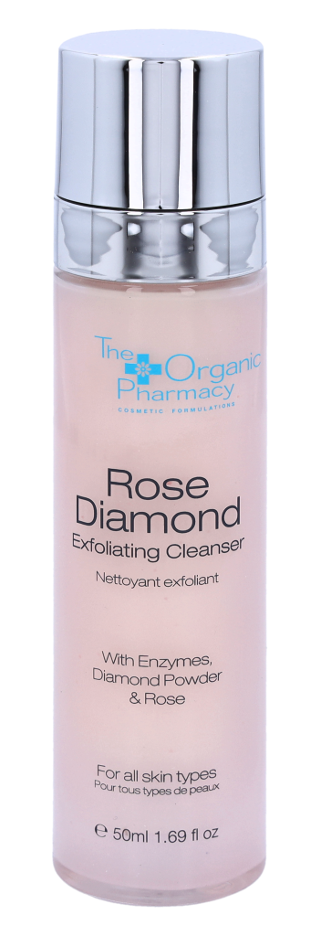 The Organic Pharmacy Nettoyant Exfoliant Rose Diamant 50 ml