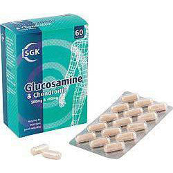 Glucosamine 500 mg avec Chondroïtine 400 mg 60 Capsules