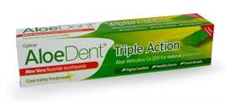 Pasta de dientes fluorada triple acción aloe+coq10 - menta 100ml