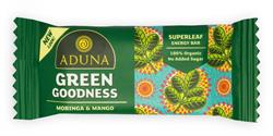Green Goodness con barra energética Superfood Moringa 40 g (pida 16 para el exterior minorista)