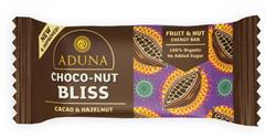Aduna Choco-Nut Bliss with Cacao Superfood Raw Energy Bar 40g (สั่ง 16 ชิ้นสำหรับการขายปลีกด้านนอก)