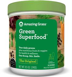 アメイジング グラス グリーン スーパーフード オリジナル 240g (1 個または 12 個で注文) (トレードアウターの場合)